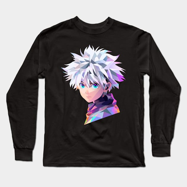 killua Long Sleeve T-Shirt by lets lifting weights